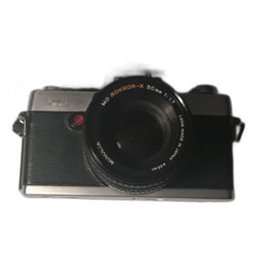 Vintage Minolta XG7 35mm SLR Film Camera w/ MD Rokkor-X 50mm f/1.7 Lens Untested